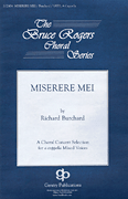 Miserere Mei SATB choral sheet music cover